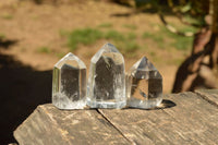 Polished Clear Quartz Crystal Points x 24 From Madagascar - TopRock