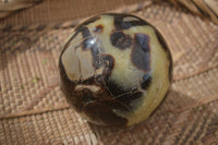 Polished Septaria (Calcite & Aragonite) Spheres  x 4 From Madagascar