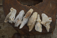 Natural Hollow Drusy Coated Calcite Pseudomorph Crystals  x 7 From Alberts Mountain, Lesotho - TopRock