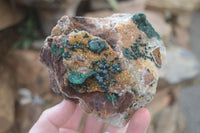 Natural Rare Ball Malachite On Drusi Quartz & Dolomite Matrix  x 2 From Kambove, Congo - Toprock Gemstones and Minerals 