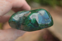 Polished Malachite Free Forms With Stunning Flower & Banding Patterns x 6 From Congo - TopRock