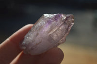 Natural Amethyst Window Quartz Crystals x 12 From Chiredzi, Zimbabwe