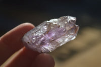 Natural Amethyst Window Quartz Crystals x 12 From Chiredzi, Zimbabwe