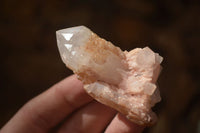 Natural Pink Hematoid Candle Quartz Crystals  x 35 From Madagascar