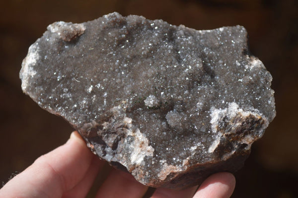 Natural Rare Libethenite Crystals With Drusy Dolomite On Banded Ironstone Matrix x 2 From Congo