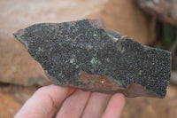 Natural Rare Copper Phosphate Libethenite Crystals On Dolomite Matrix Specimens x 2 From Congo