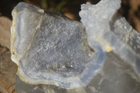 Natural Etched Blue Chalcedony Agate Specimen x 1 From Nsanje, Malawi