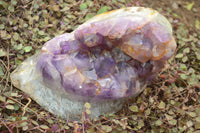 Polished Large Amethyst Agate Display Piece x 1 From Madagascar - TopRock