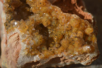 Natural Limonite Quartz Clusters x 4 From Solwezi, Zambia