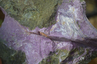 Natural Rough Stichtite & Serpentine Specimens x 2 From Barberton, South Africa