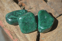 Polished Small Malachite Tumble Stones  x 38 From Congo - Toprock Gemstones and Minerals 