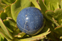 Polished Blue Lazulite Spheres  x 2 From Ambatfinhandrana, Madagascar - TopRock