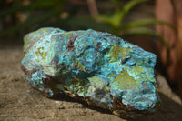 Natural Rough Shattuckite Cobbed Specimens x 4 From Kaokoveld, Namibia