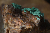 Natural Rare Ball Malachite On Drusy Quartz & Dolomite Matrix  x 2 From Kambove, Congo - Toprock Gemstones and Minerals 