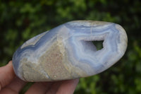 Polished Blue Lace Agate Free Forms  x 2 From Nsanje, Malawi - Toprock Gemstones and Minerals 