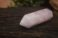 Polished Double Terminated Pink Rose Quartz Points  x 4 From Ambatondrazaka, Madagascar - TopRock