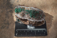 Natural Rare Ball Malachite On Drusi Quartz & Dolomite Matrix (A Grade) x 2 From Kambove, Namibia - Toprock Gemstones and Minerals 