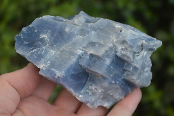 Natural New Sky Blue Calcite With Hematite Specimens  x 4 From Spitzkop, Namibia - Toprock Gemstones and Minerals 