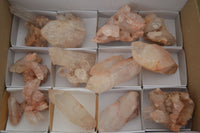 Natural Mixed Quartz Crystals & Clusters  x 16 From Zambia - TopRock