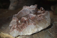 Natural Red Hematoid Quartz Clusters x 4 From Karoi, Zimbabwe