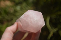 Polished Double Terminated Pink Rose Quartz Points  x 4 From Ambatondrazaka, Madagascar - TopRock