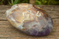 Polished Flower Dream Amethyst Standing Free Forms x 3 From Madagascar - TopRock