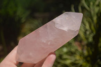 Polished Double Terminated Pink Rose Quartz Points  x 4 From Ambatondrazaka, Madagascar - TopRock