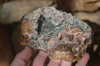 Natural Rare Ball Malachite On Drusi Quartz & Dolomite Matrix (A Grade) x 2 From Kambove, Namibia - Toprock Gemstones and Minerals 