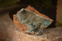 Natural Drusy Coated Chrysocolla & Malachite Specimens x 2 From Likasi, Congo