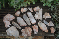 Natural Mixed Quartz Crystals & Clusters  x 16 From Zambia - TopRock