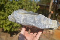 Natural Etched Blue Chalcedony Agate Specimen x 1 From Nsanje, Malawi