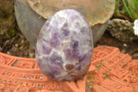 Polished Flower Dream Amethyst Standing Free Forms x 3 From Madagascar - TopRock