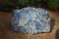 Natural New Sky Blue Calcite With Hematite Specimens  x 4 From Spitzkop, Namibia - Toprock Gemstones and Minerals 