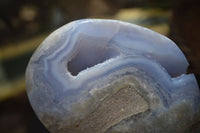 Polished Blue Lace Agate Free Forms  x 2 From Nsanje, Malawi - Toprock Gemstones and Minerals 