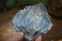 Natural New Sky Blue Calcite With Hematite Specimens  x 4 From Spitzkop, Namibia - Toprock Gemstones and Minerals 