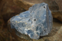 Natural New Sky Blue Calcite With Hematite Specimens  x 4 From Spitzkop, Namibia - Toprock Gemstones and Minerals 