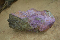 Natural Medium Purple Stichtite & Green Serpentine Cobbed Pieces  - Sold per 2 kg (10-14 pieces) - From Barberton, South Africa - TopRock