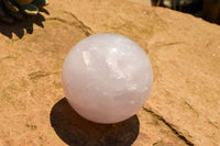 Polished Blue Tinted Rose Quartz Spheres  x 3 From Madagascar - TopRock