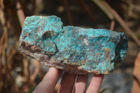 Natural Rough Shattuckite Cobbed Specimens x 4 From Kaokoveld, Namibia