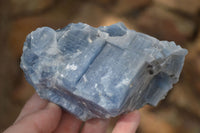 Natural New Sky Blue Calcite With Hematite Specimens  x 4 From Spitzkop, Namibia - Toprock Gemstones and Minerals 