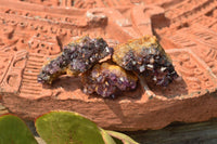 Natural Small Dark "Amethystos" Amethyst Clusters x 35 From Kwaggafontein, South Africa - TopRock