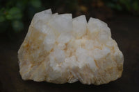 Natural White Phantom Candle Quartz Clusters  x 3 From Madagascar - Toprock Gemstones and Minerals 