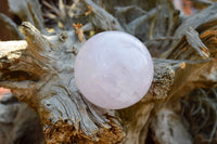 Polished Blue Tinted Rose Quartz Spheres  x 3 From Madagascar - TopRock