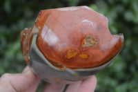 Polished Polychrome Jasper Nodules (Rough Back) x 3 From Madagascar - Toprock Gemstones and Minerals 