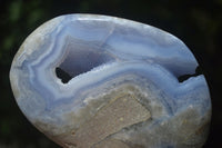 Polished Blue Lace Agate Free Forms  x 2 From Nsanje, Malawi - Toprock Gemstones and Minerals 