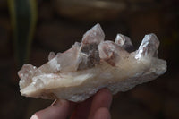 Natural Red Hematoid Quartz Clusters x 4 From Karoi, Zimbabwe