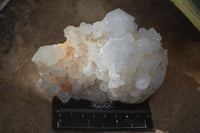 Natural White Phantom Candle Quartz Clusters  x 3 From Madagascar - Toprock Gemstones and Minerals 