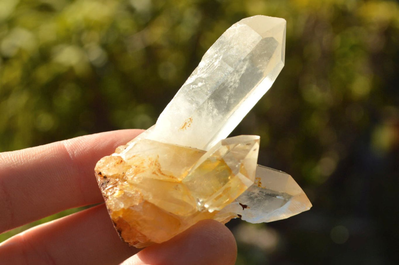 5) outlet Citrine Natural Quartz Crystal Cluster Madagasca