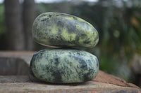 Polished Leopard Stone Gallets  x 6 From Zimbabwe - Toprock Gemstones and Minerals 