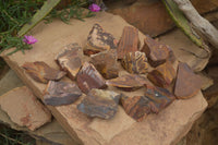 Natural Rough Nguni Jasper Cobbed Specimens  x 25 From Northern Cape, South Africa